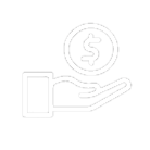 Icon representing order and payment processing.