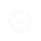 Icon representing production, likely involving machinery or materials.