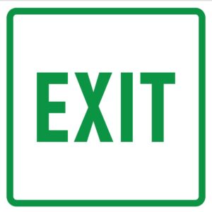 Parking Sign - 02BD-G0103 - Exit