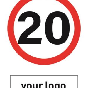 Speed Limit Sign - 02BD-Y0204G - 20 KMH